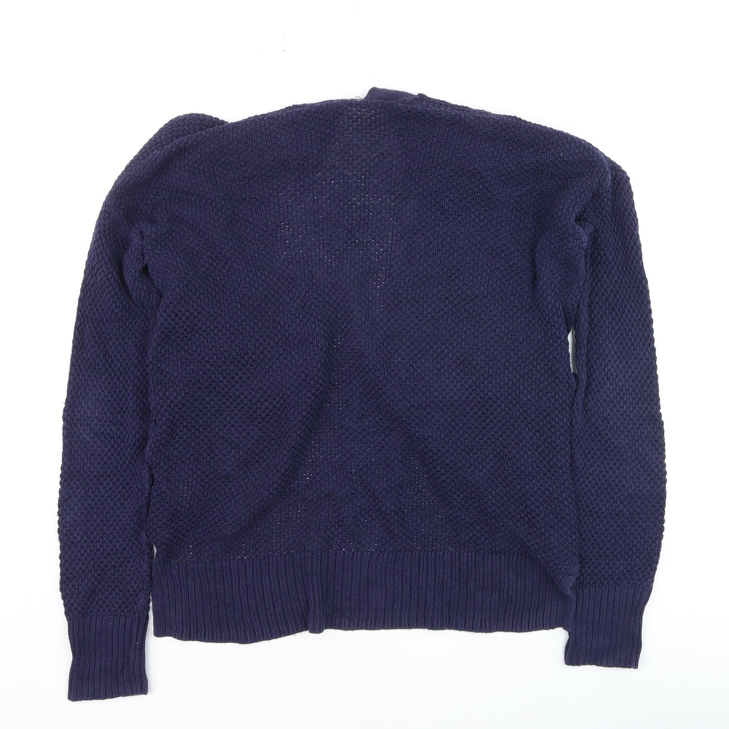 Gap Women’s Blue Cotton Long Sleeve Open Knit Cardigan XS
