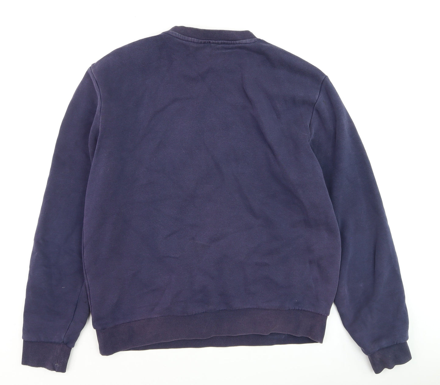 Fila Men's Blue Logo Pullover Sweatshirt Size L