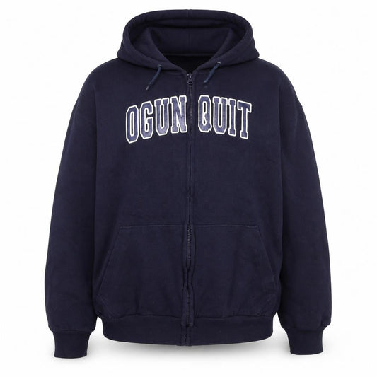 Ritchie's Sportswear Men's Blue XL Full Zip Hoodie College Style