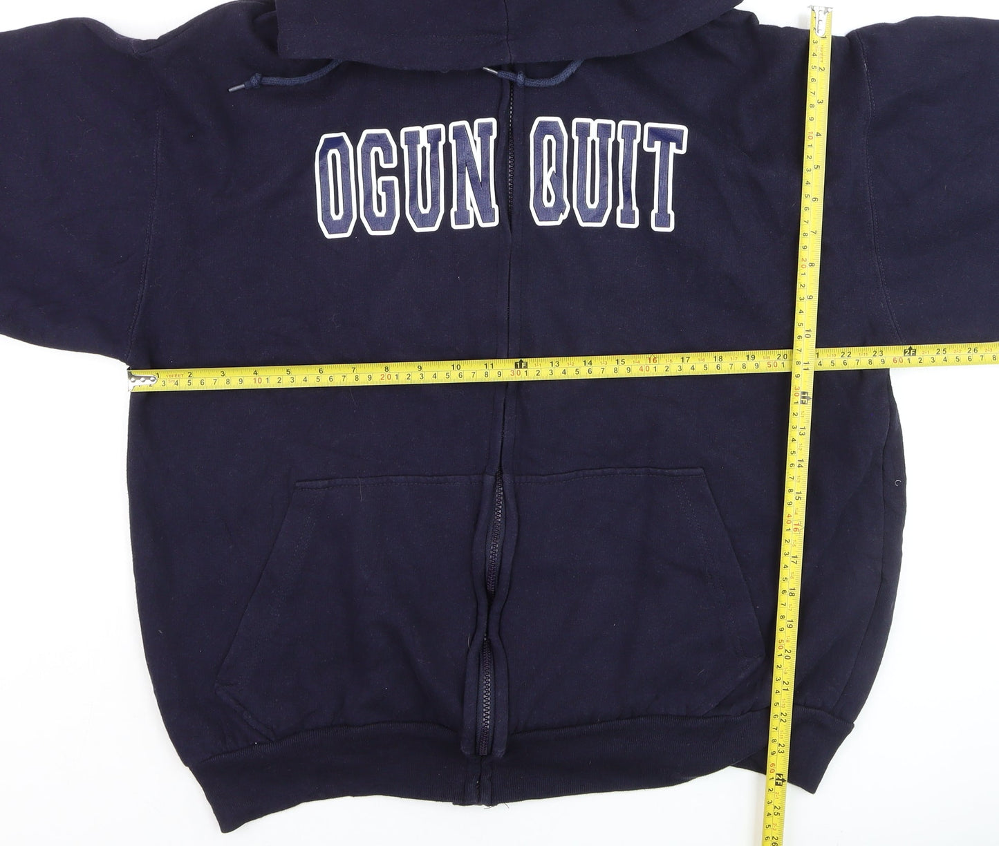 Ritchie's Sportswear Men's Blue XL Full Zip Hoodie College Style