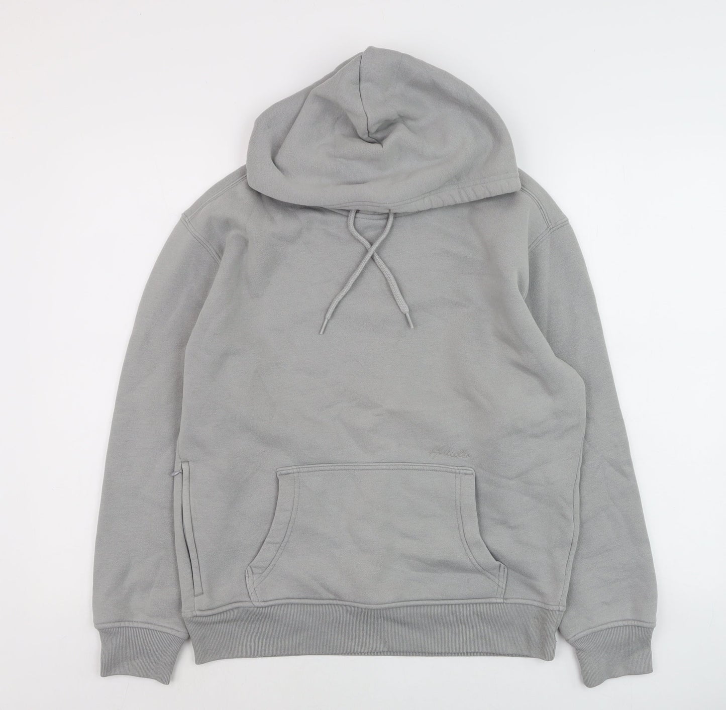 Hollister Mens Grey Relaxed Fit Pullover Hoodie XS