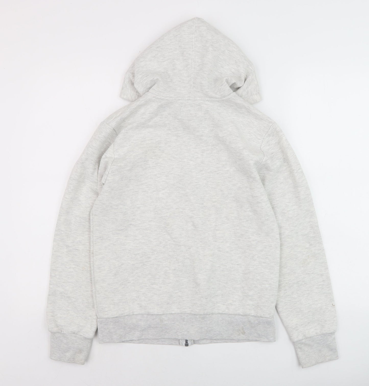 Converse Teens Grey Full Zip Hoodie Sweatshirt Size L 12-13 Yrs