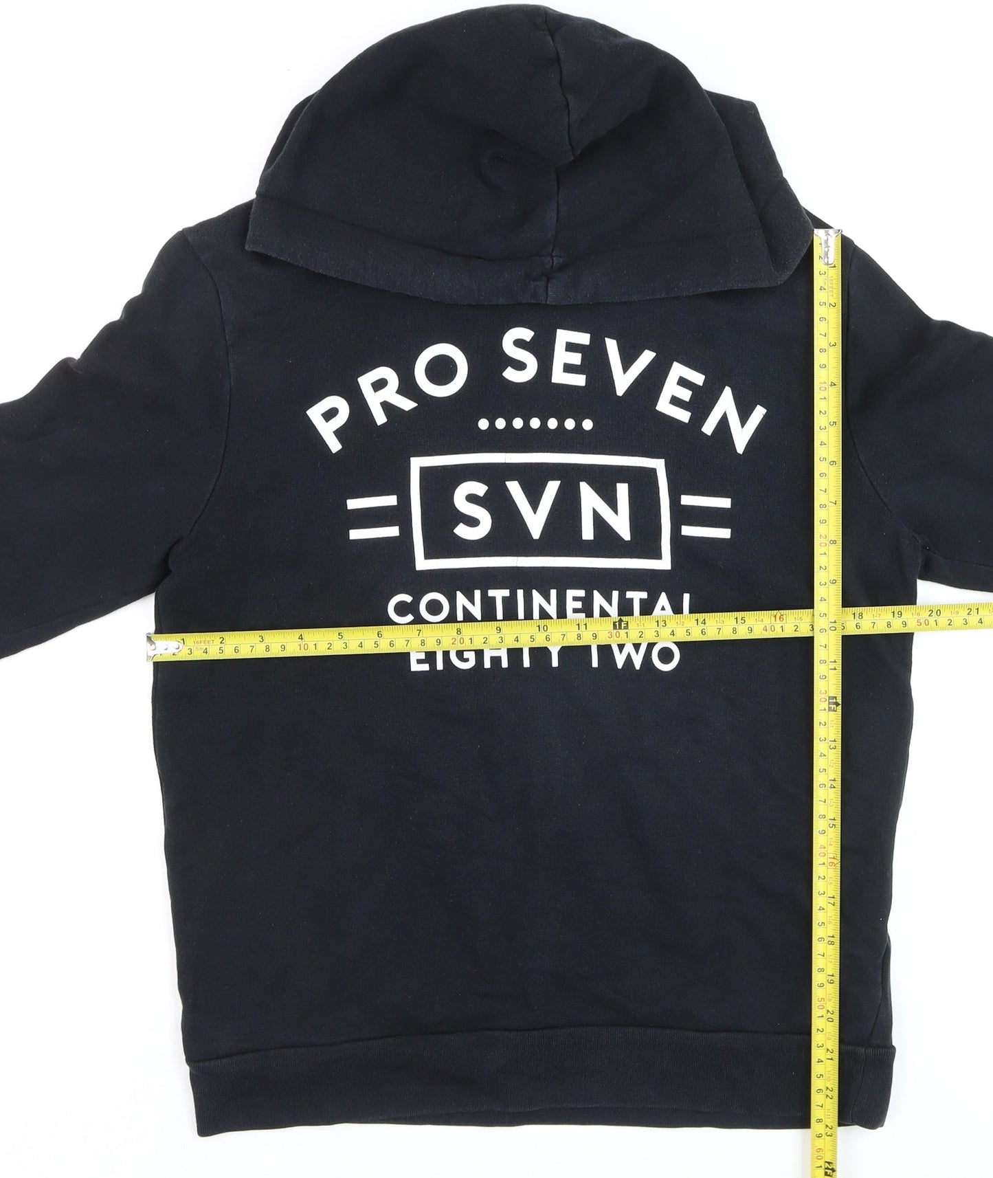 Topman Men’s Black XS Classic Pullover Hoodie with Logo
