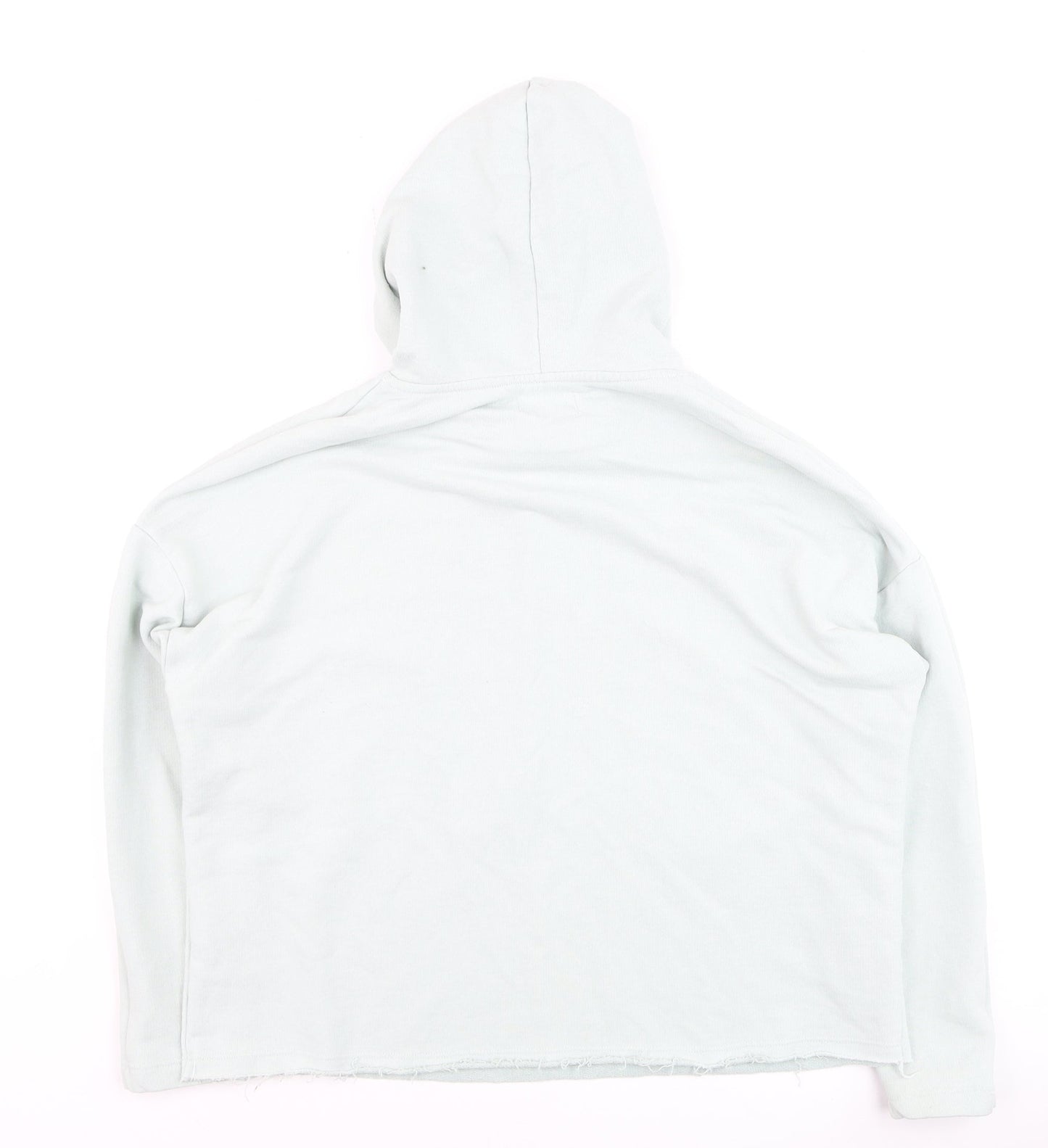 Pull & Bear Women’s Light Blue Pullover Hoodie Size S Relaxed Fit