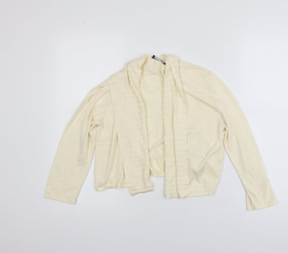 Marks & Spencer Women’s Ivory Knit Open Front Cardigan M