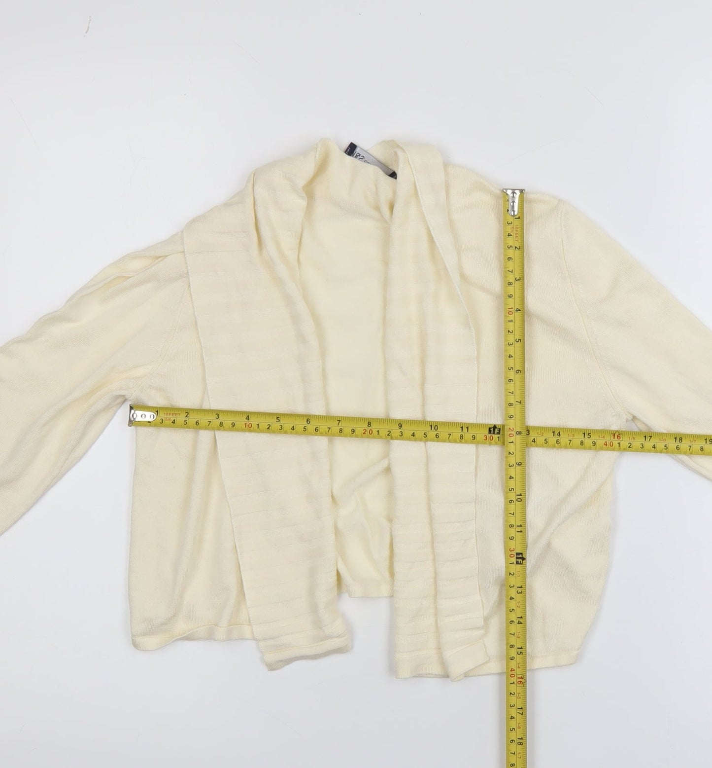 Marks and Spencer Women’s Ivory Knit Open Front Cardigan M