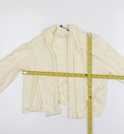 Marks & Spencer Women’s Ivory Knit Open Front Cardigan M