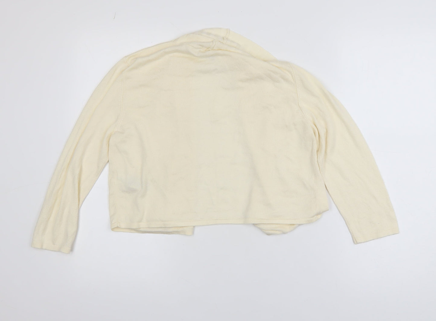 Marks and Spencer Women’s Ivory Knit Open Front Cardigan M