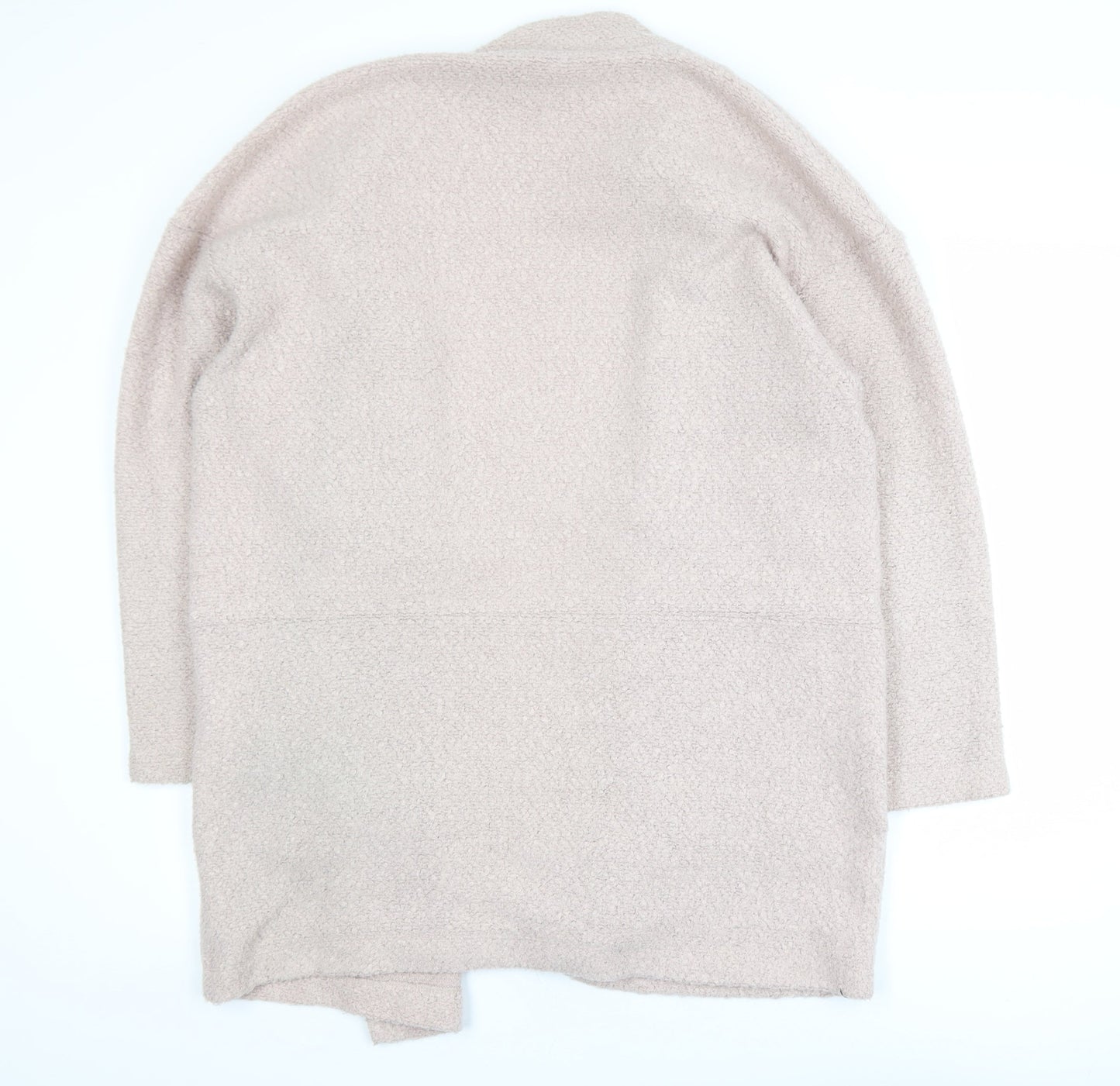Marks and Spencer Women Pink Size 20 Knit Mid-Length Open Coatigan