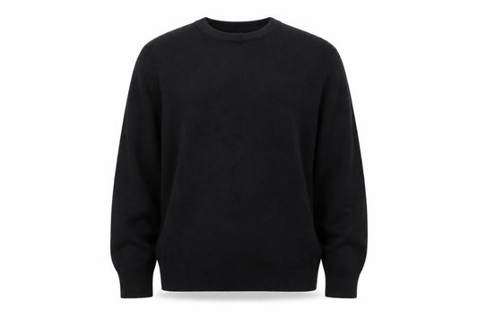 River Island Men's Black L Crew Neck Knit Jumper