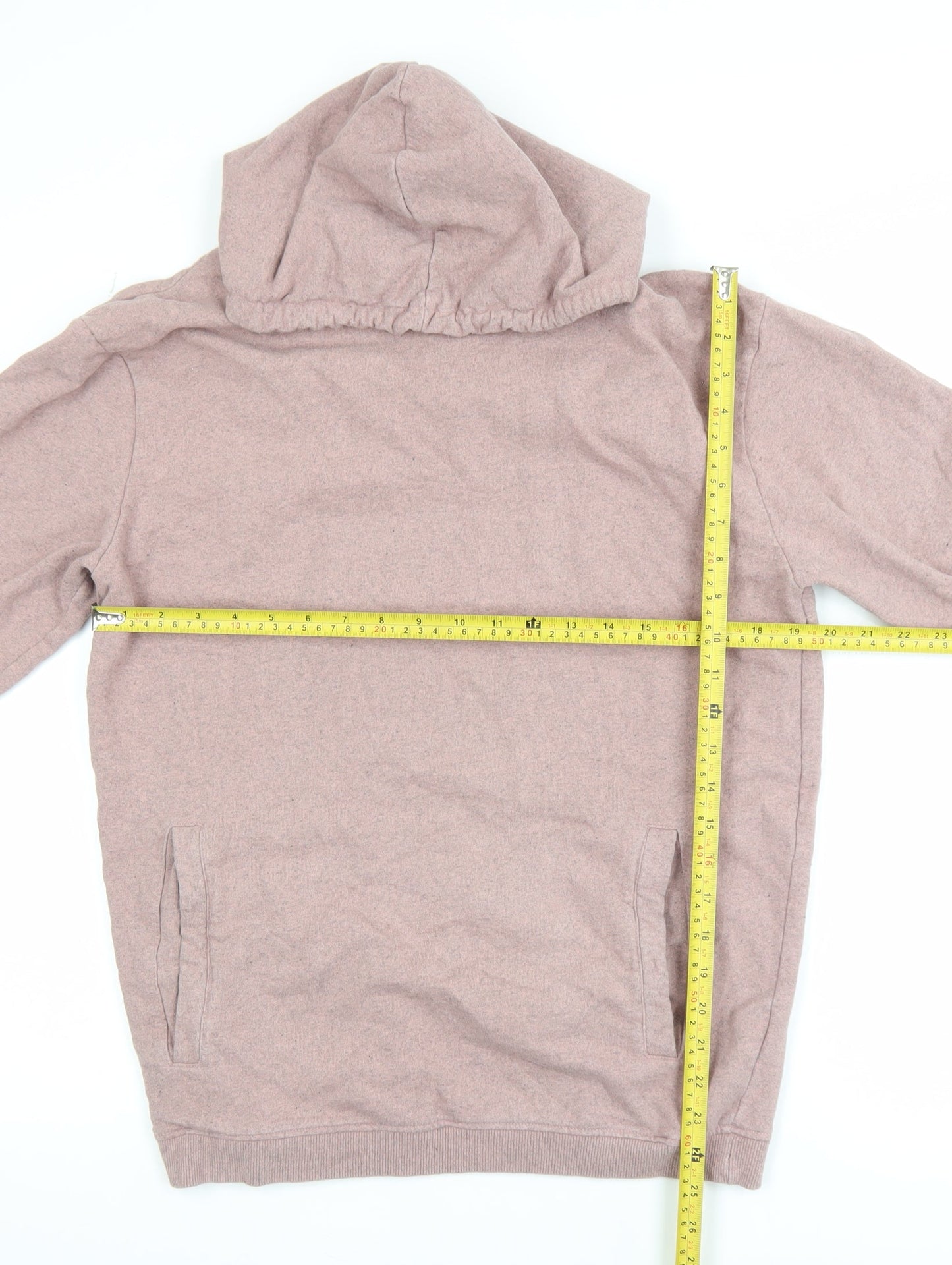 Remill Womens Pink Pullover Hoodie L Circular Organic Cotton