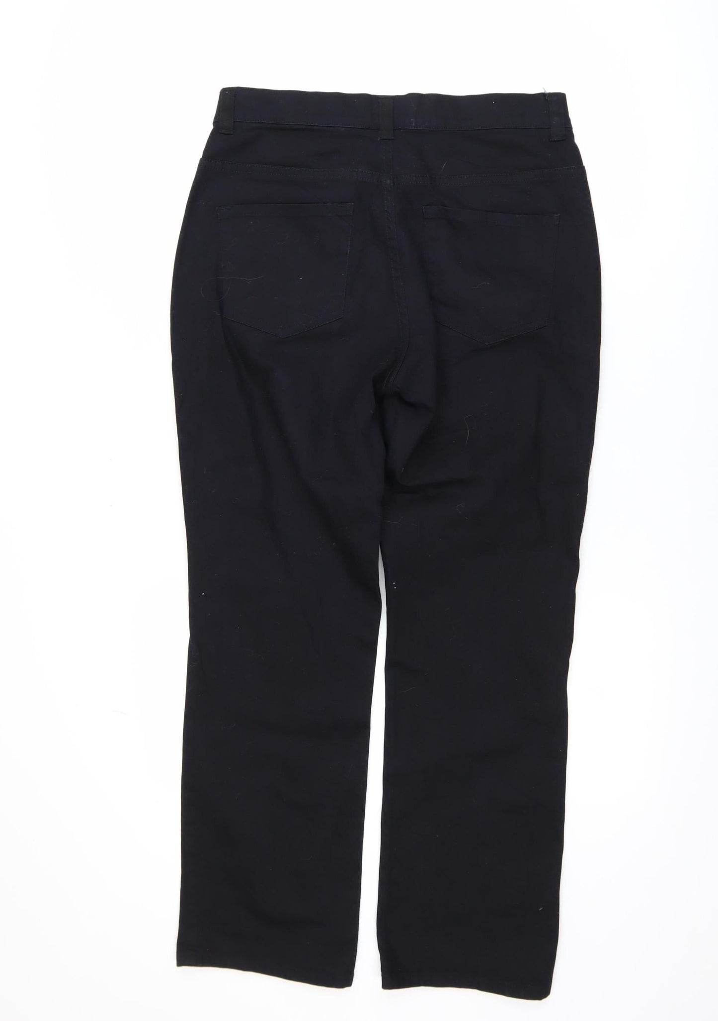 Lindex Women Black High Waist Straight Leg Stretch Jeans Size 19