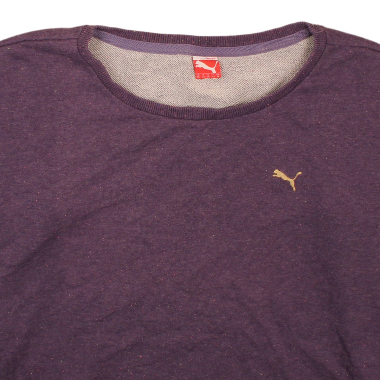 Puma Women Purple Crew Neck Pullover Sweatshirt UK 16