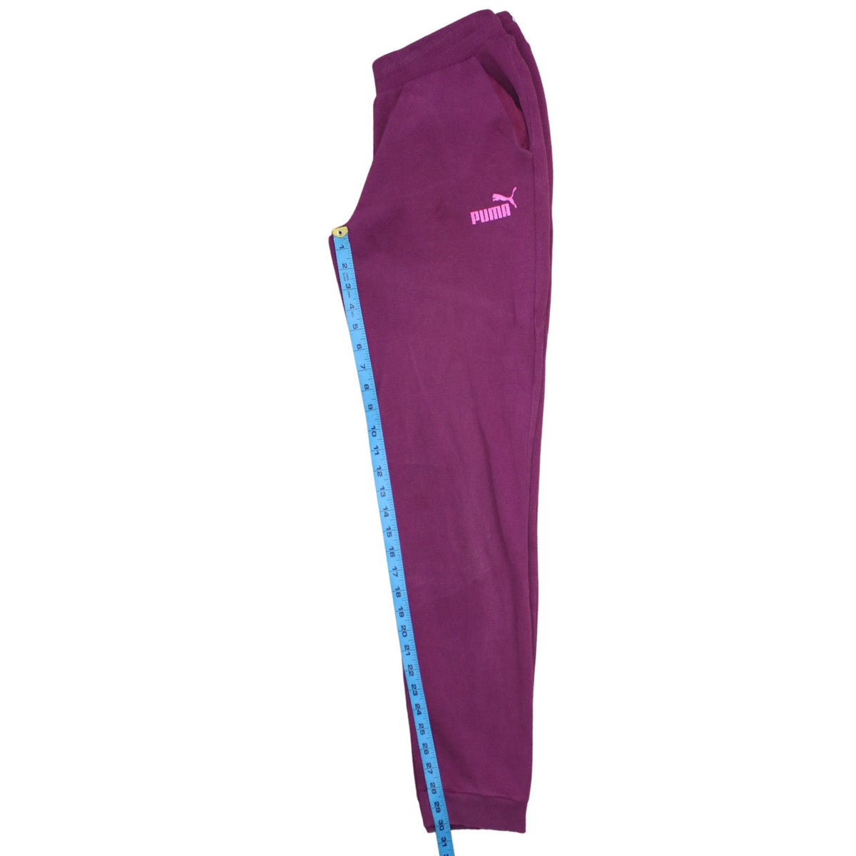 Puma Womens Purple Fleece Sweatpants Size 10 Regular Fit