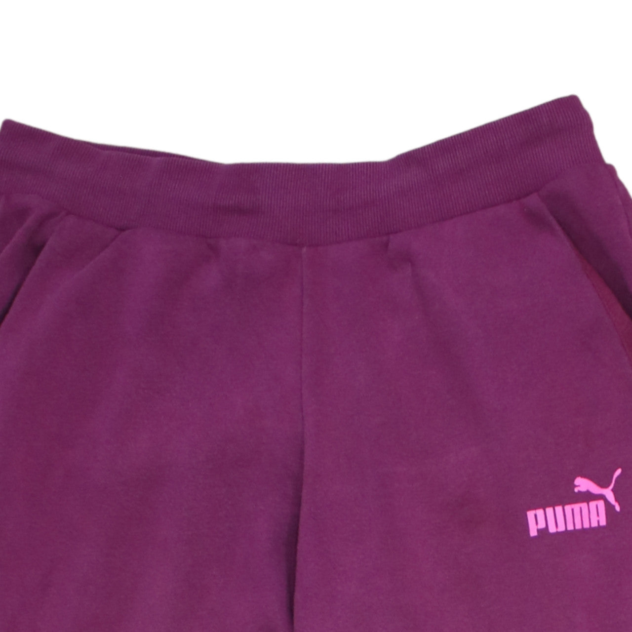 Puma Womens Purple Fleece Sweatpants Size 10 Regular Fit
