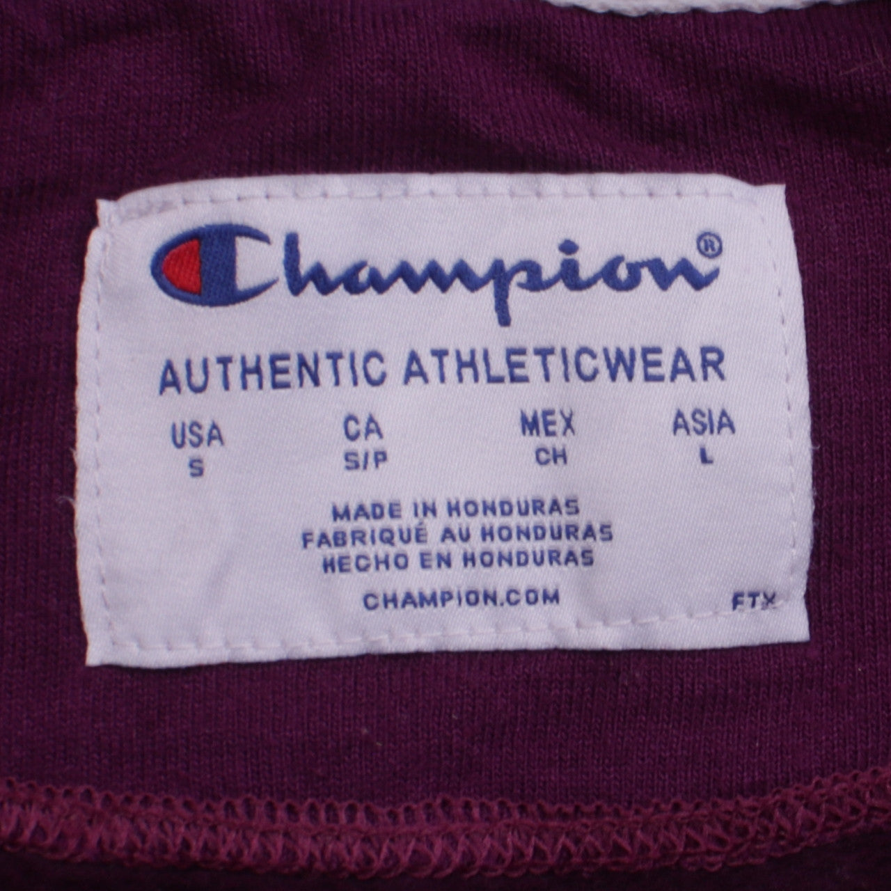 Champion Women's Purple Crew Neck Pullover Sweatshirt Size S
