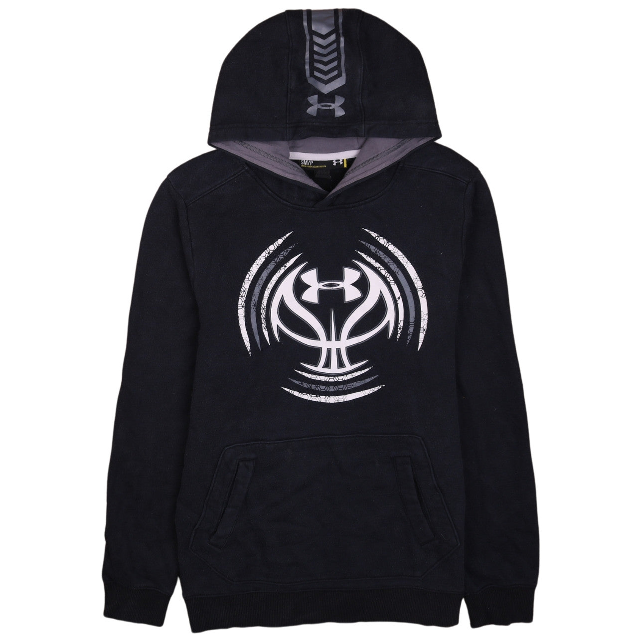 Under Armour Men's Black Pullover Hoodie Size S Relaxed Fit Sportswear