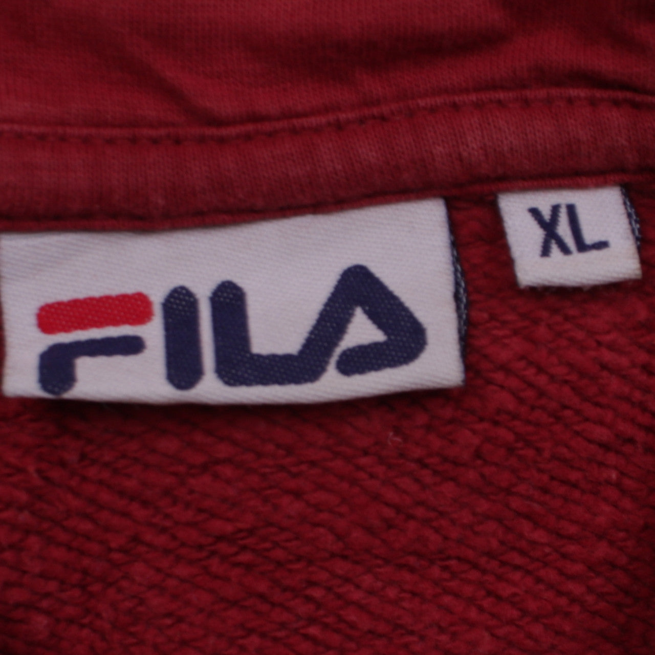 FILA Men's Multicoloured Pullover Hoodie XL Logo Sports Style