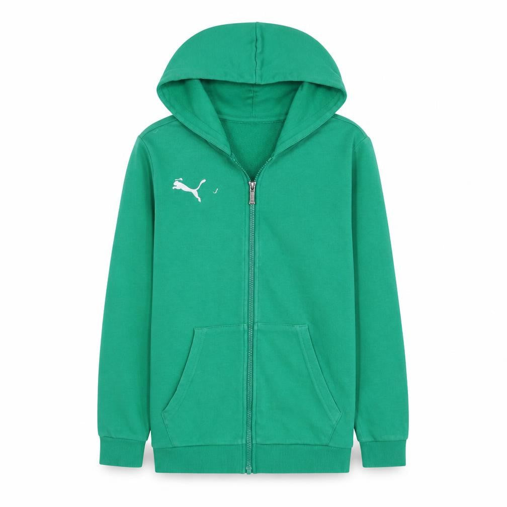 Puma Boys Green Full Zip Fleece Hoodie 13-14 Years Excellent Condition