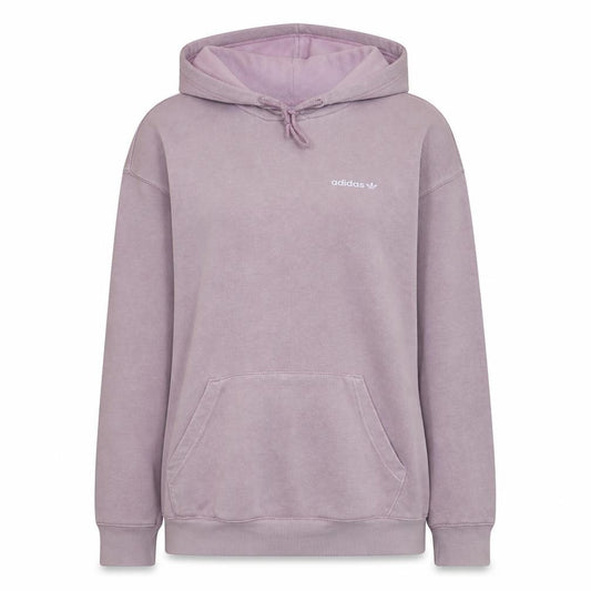 Adidas Women Pink Pullover Hoodie XS Hooded Logo Sweatshirt