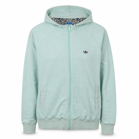 Adidas Women’s Blue Full Zip Hoodie Size 16 Cotton Blend Casual