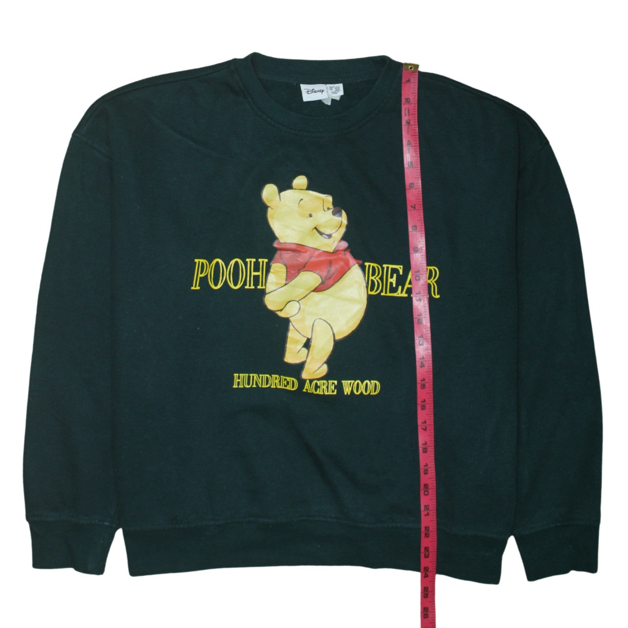 Disney Primark Womens Black Winnie the Pooh Sweatshirt L 14/16