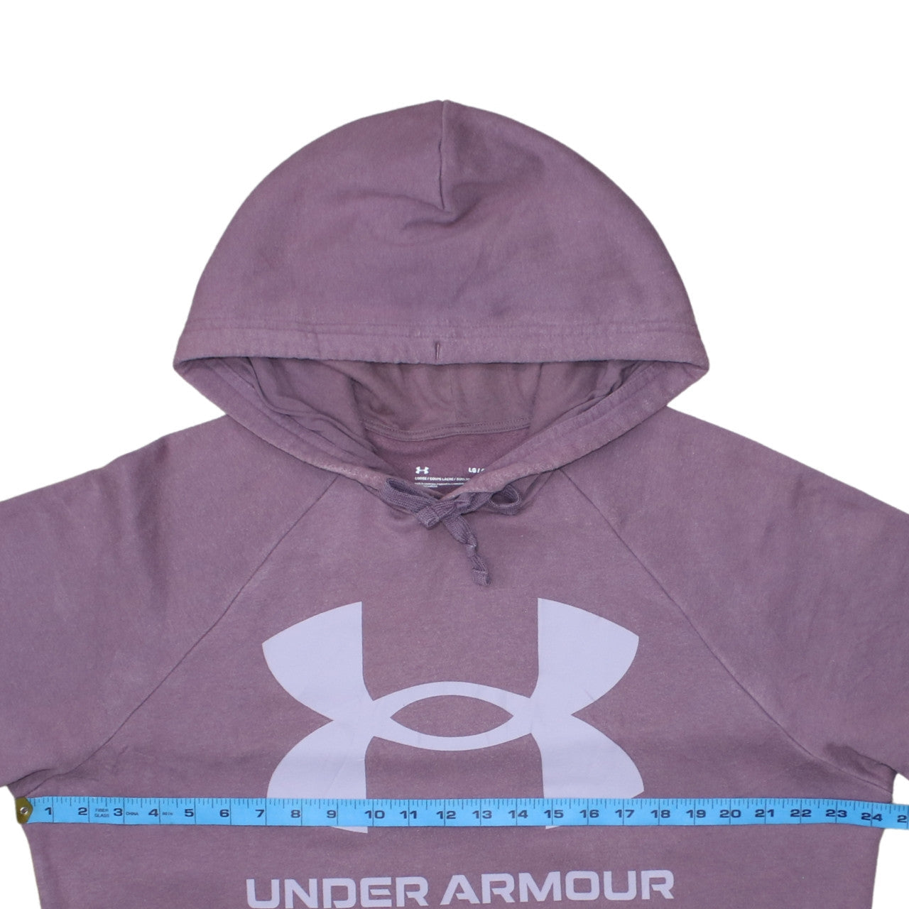 Under Armour Women Purple Pullover Hoodie LG Loose Fit Casual Sportswear