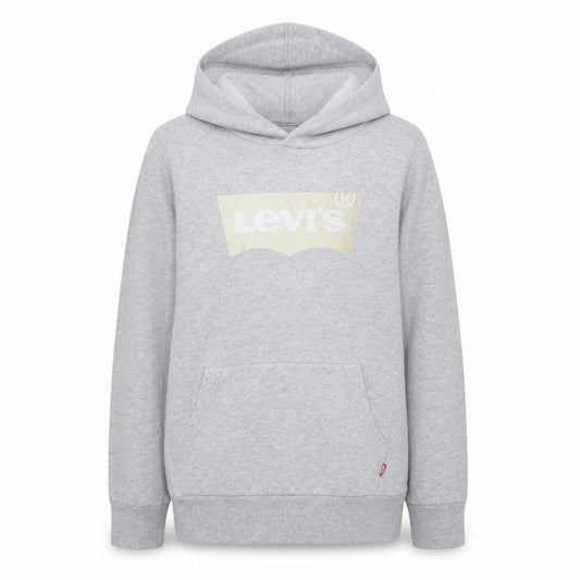 Levi's Girls Grey Pullover Hoodie 16 Years Logo Cotton Blend Sweatshirt