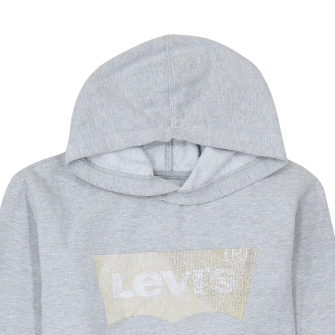 Levi's Girls Grey Pullover Hoodie 16 Years Logo Cotton Blend Sweatshirt