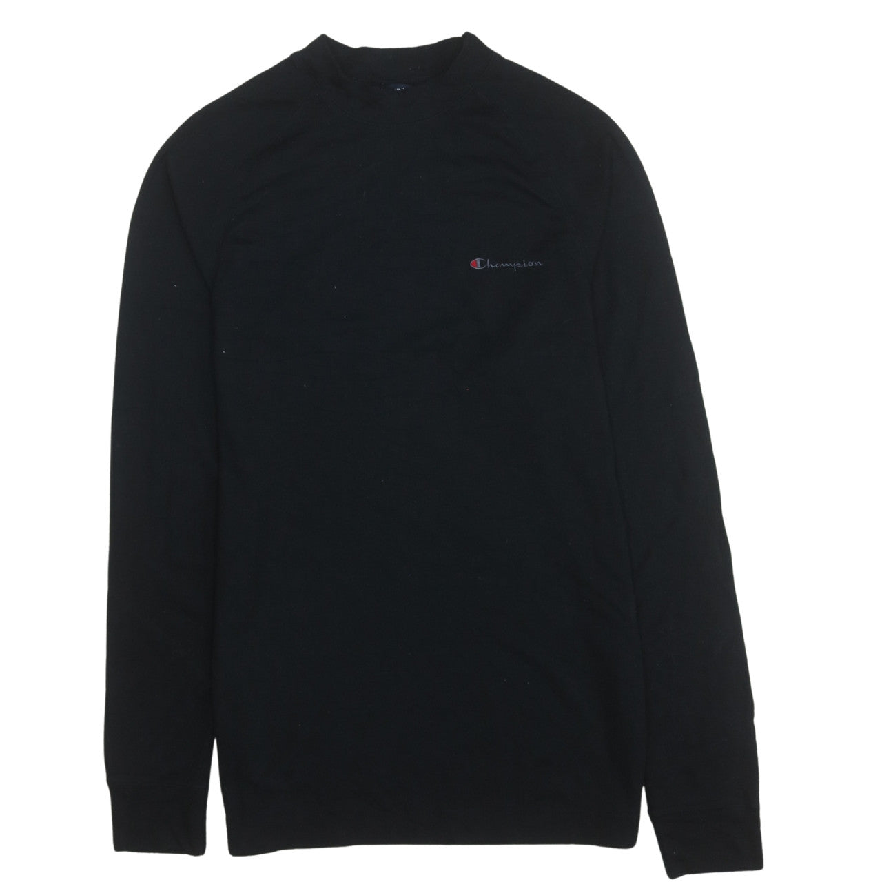 Champion Men's Black Long Sleeve Pullover T-Shirt Size L