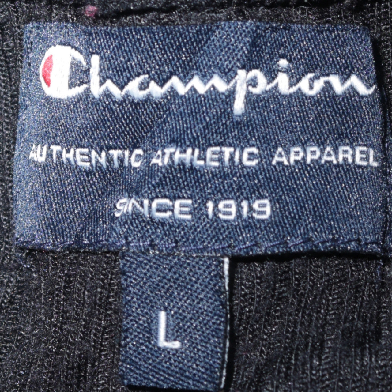 Champion Men's Black Long Sleeve Pullover T-Shirt Size L