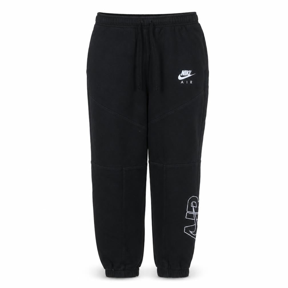 Nike Air Women's Black Jogger Trousers M Fleece Drawstring
