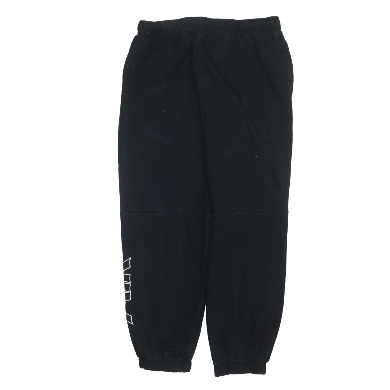 Nike Air Women's Black Jogger Trousers M Fleece Drawstring