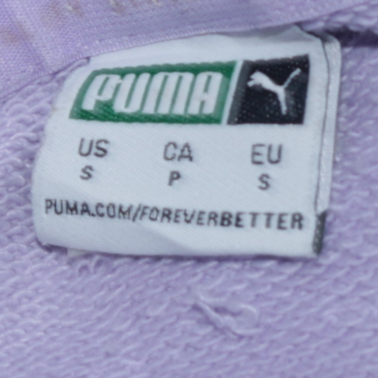 Puma Women’s Purple Hoodie Small Pullover Silver Logo Casual
