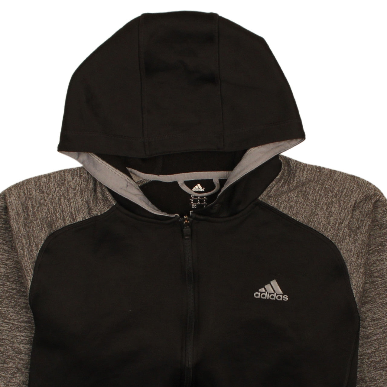 Adidas Men's Black Full Zip ClimaWarm Hoodie Size M