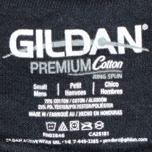 Gildan Mens Black Rush Zone NFL Graphic Pullover Hoodie Size S