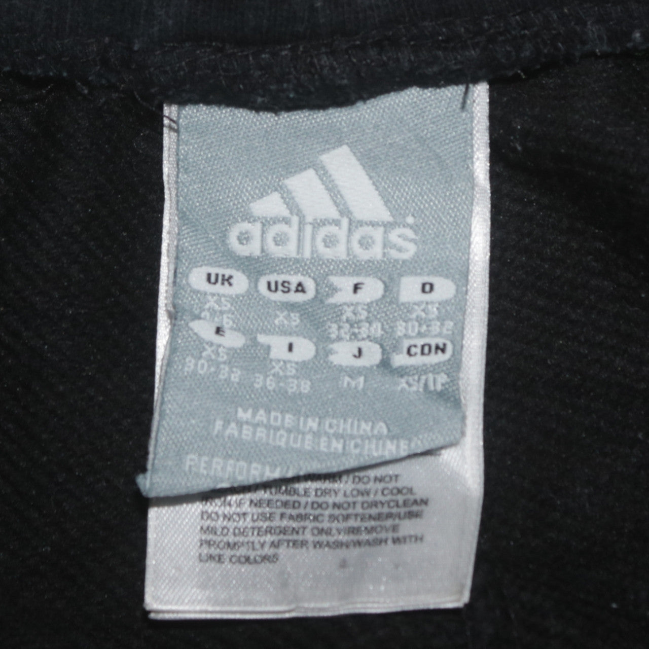 Adidas Women Black XS Jogger Trousers with Pink Stripes