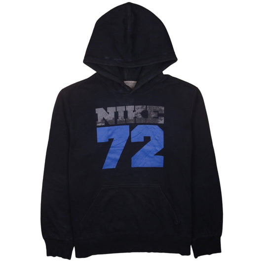 Nike Men's Black Pullover Hoodie L Graphic Sports Sweatshirt