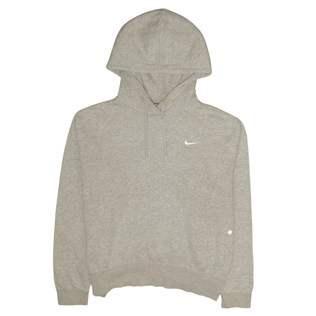 Nike Men's Grey Pullover Hoodie M Regular Fit Fleece Sportswear