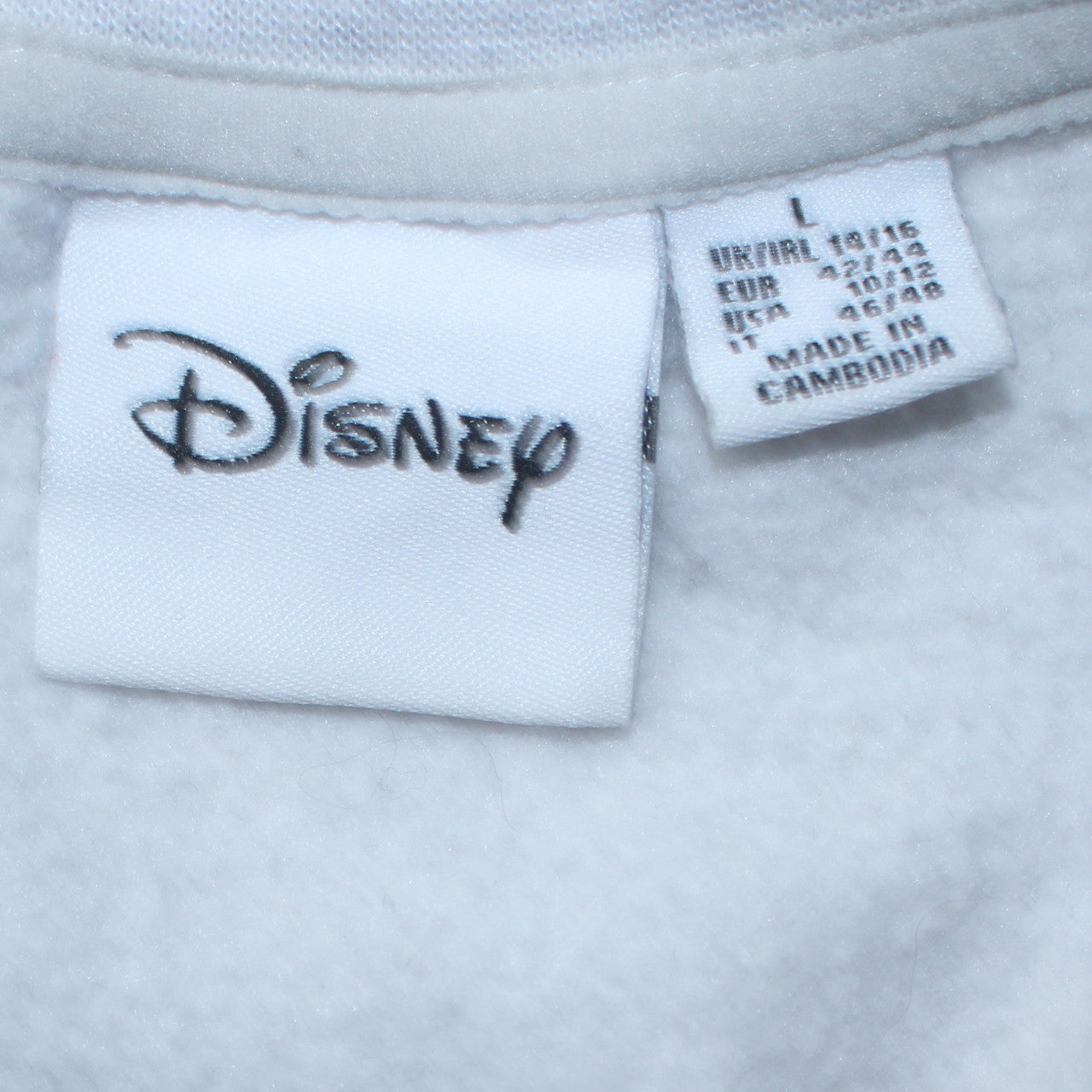 Disney Stitch Grey Sweatshirt Women L Graphic Pullover Jumper