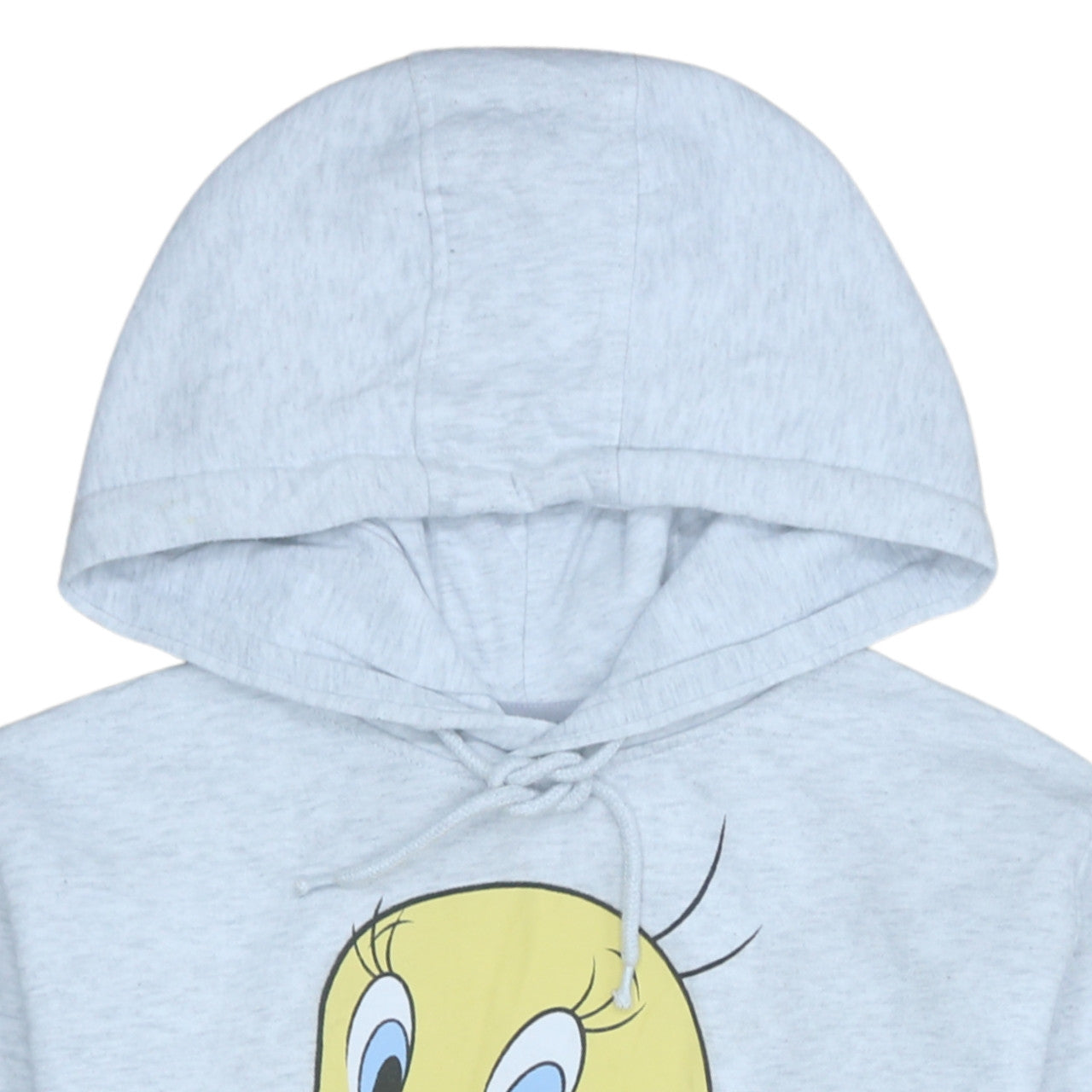 Looney Tunes Women Grey Tweety Hoodie 2XS Pullover Graphic Print