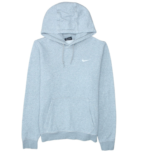 Nike Men's Grey Pullover Hoodie Size S Regular Fit Fleece Sweatshirt