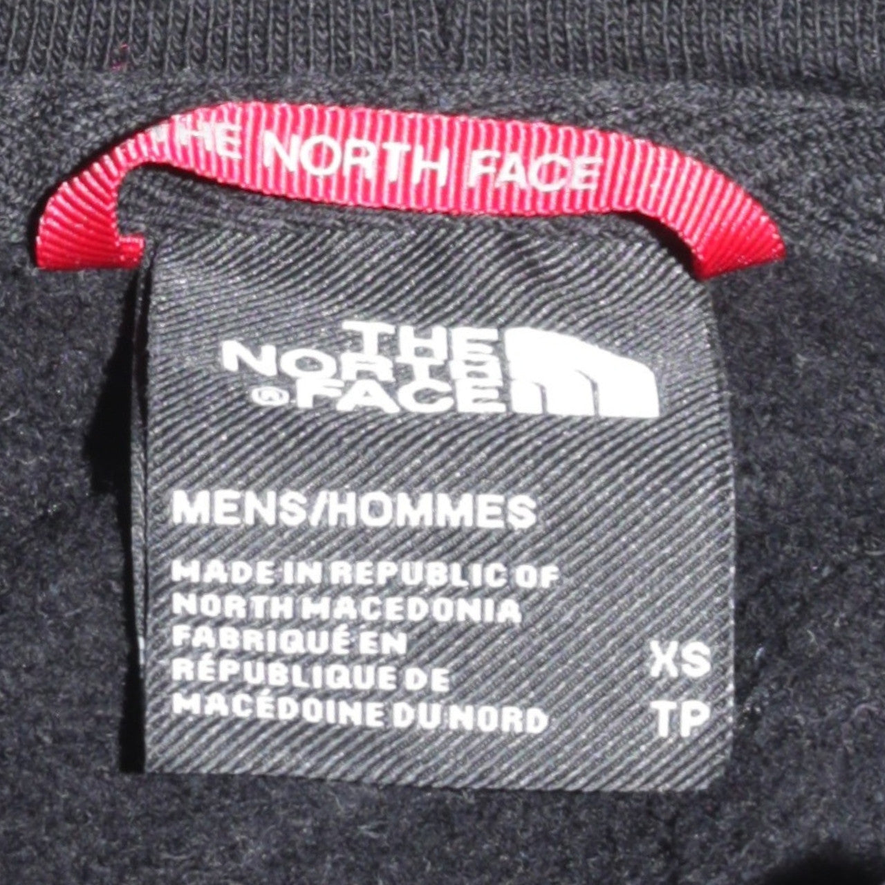 The North Face Mens Black XS Pullover Hoodie Outdoor Fleece