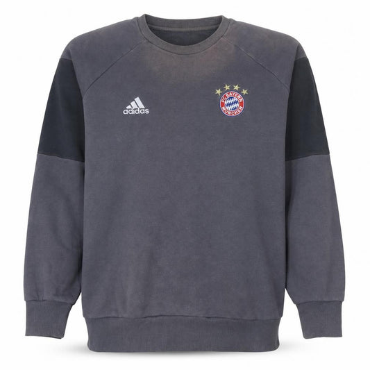 Adidas Men’s Grey 2XL FC Bayern Munich Pullover Sweatshirt