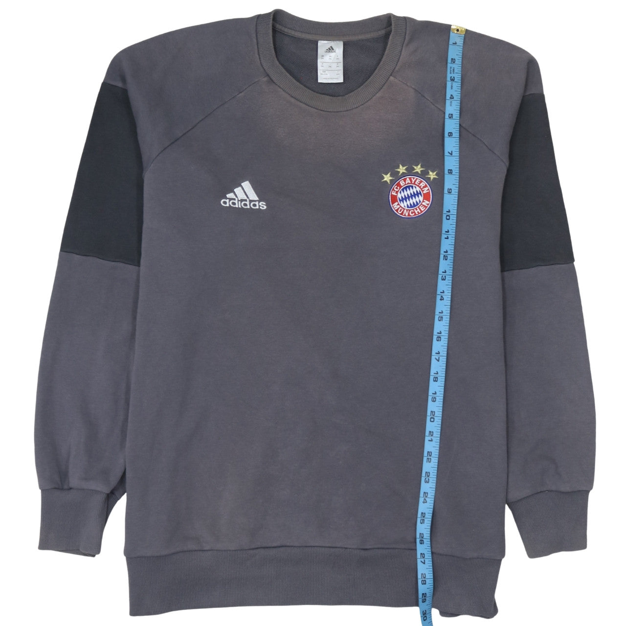 Adidas Men’s Grey 2XL FC Bayern Munich Pullover Sweatshirt