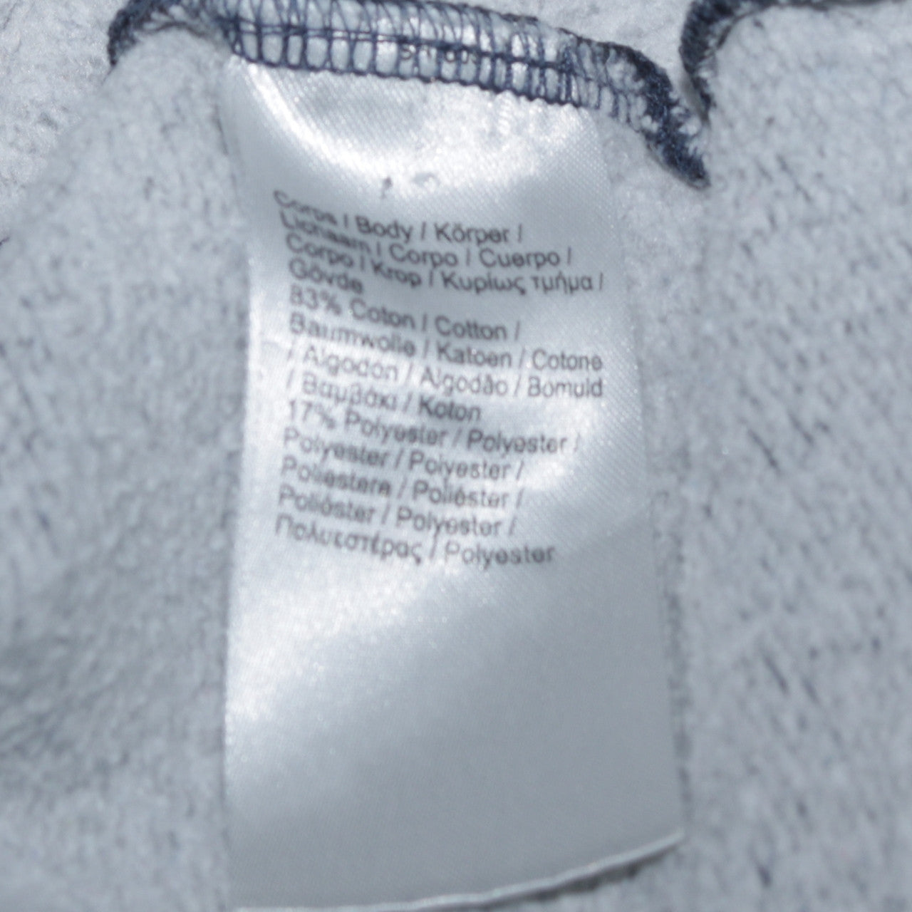 Lacoste Men Blue Full Zip Hoodie M Regular Fleece