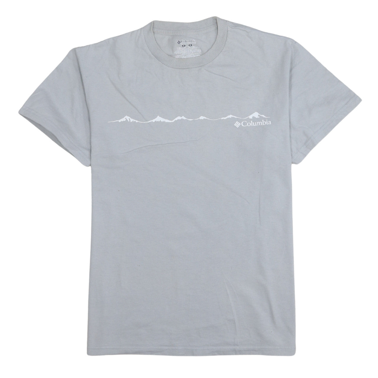 Columbia Men’s Grey Outdoor Graphic Cotton Crew Neck T-Shirt M