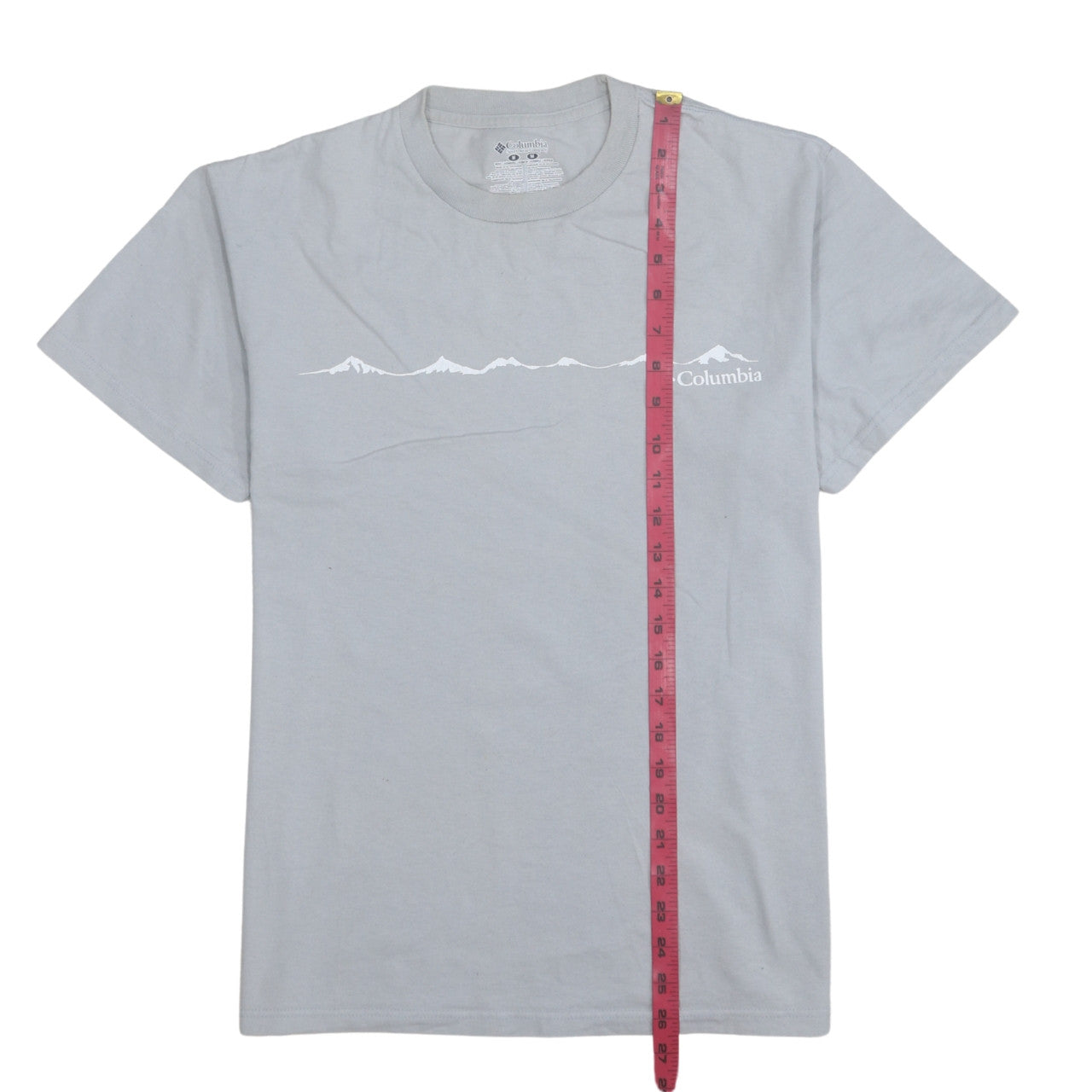 Columbia Men’s Grey Outdoor Graphic Cotton Crew Neck T-Shirt M