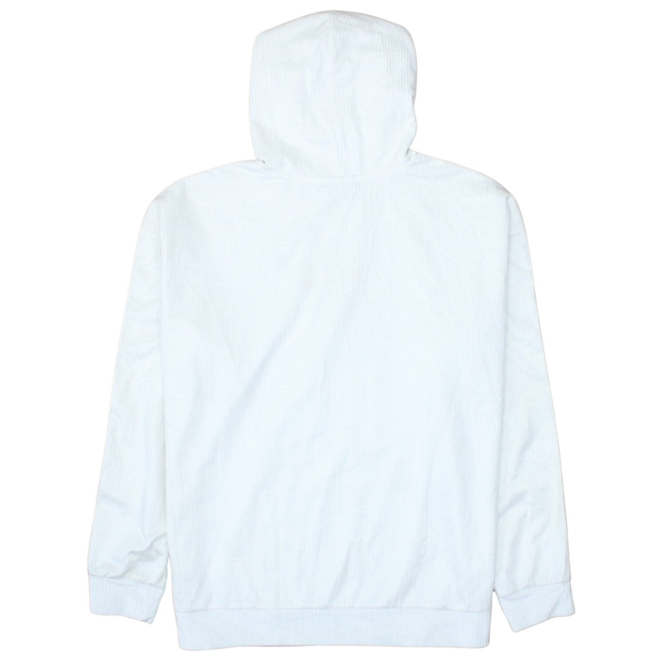 Adidas Women White Hooded Pullover Hoodie Size 12 Cotton Blend