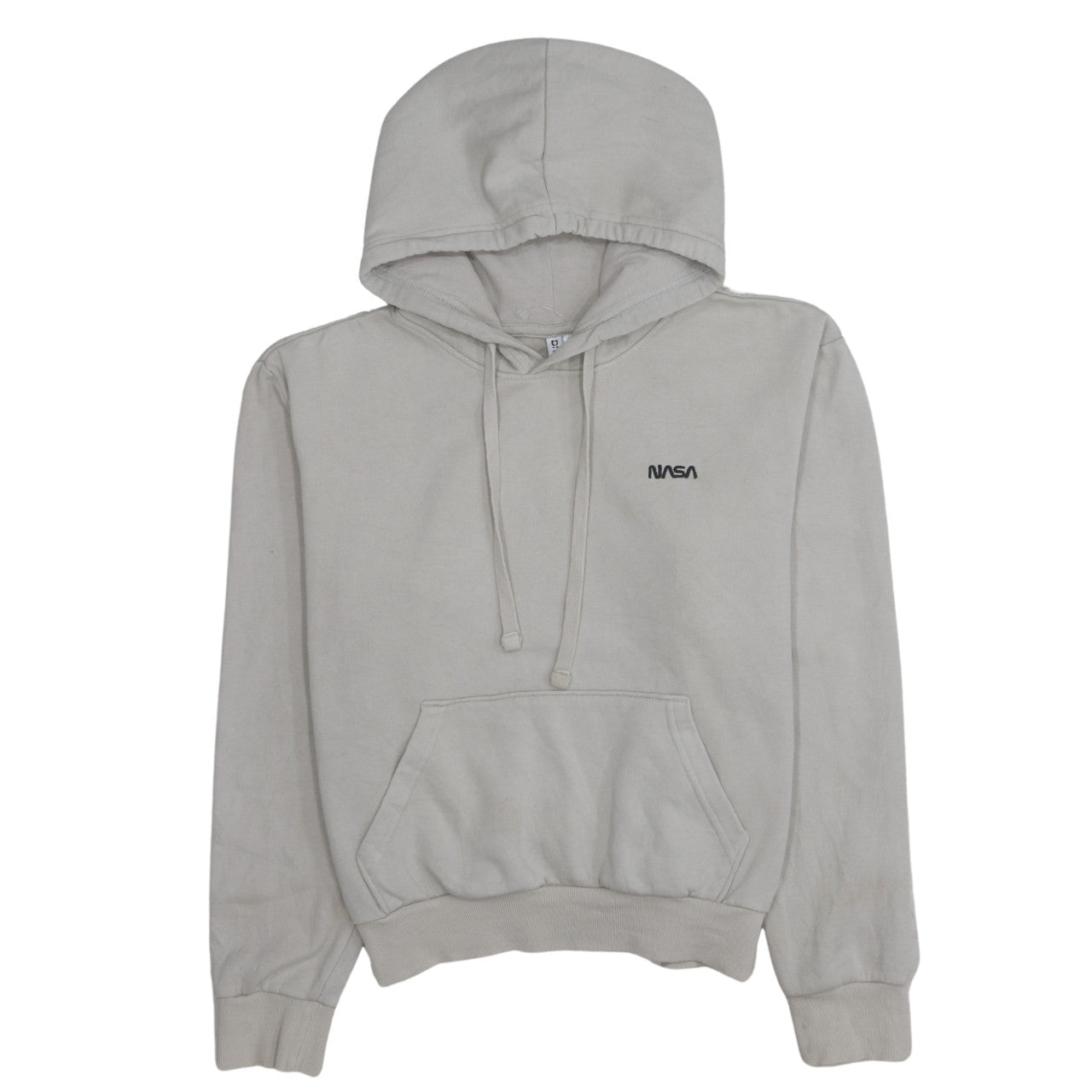 H&M Divided Women's Beige NASA Pullover Hoodie Size S